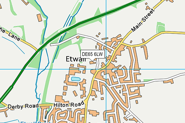 DE65 6LW map - OS VectorMap District (Ordnance Survey) DE65 6LW map - OS VectorMap District (Ordnance Survey)