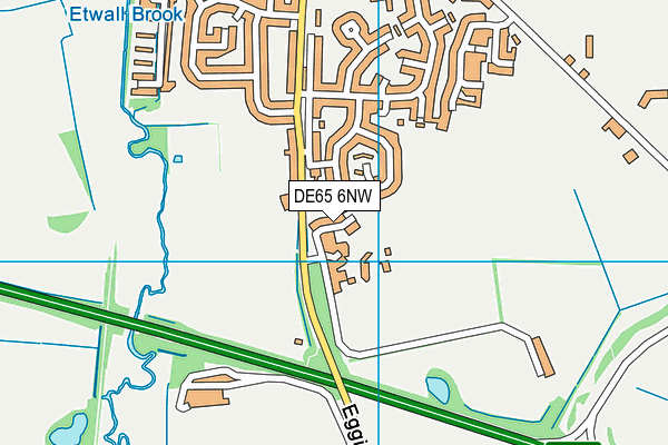 DE65 6NW map - OS VectorMap District (Ordnance Survey) DE65 6NW map - OS VectorMap District (Ordnance Survey)