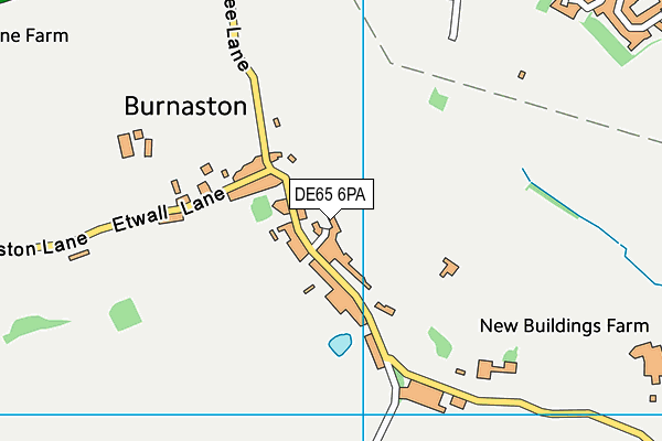 DE65 6PA map - OS VectorMap District (Ordnance Survey) DE65 6PA map - OS VectorMap District (Ordnance Survey)