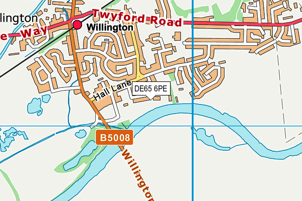DE65 6PE map - OS VectorMap District (Ordnance Survey) DE65 6PE map - OS VectorMap District (Ordnance Survey)