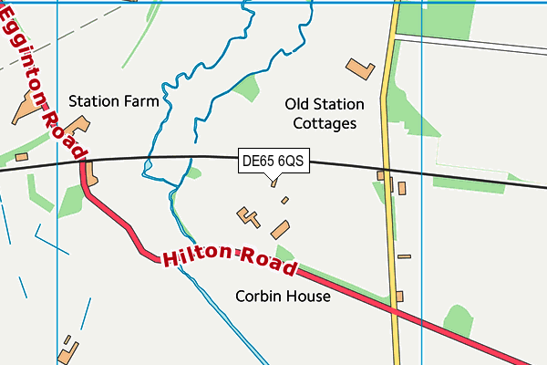 DE65 6QS map - OS VectorMap District (Ordnance Survey) DE65 6QS map - OS VectorMap District (Ordnance Survey)