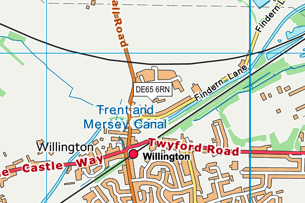 DE65 6RN map - OS VectorMap District (Ordnance Survey) DE65 6RN map - OS VectorMap District (Ordnance Survey)