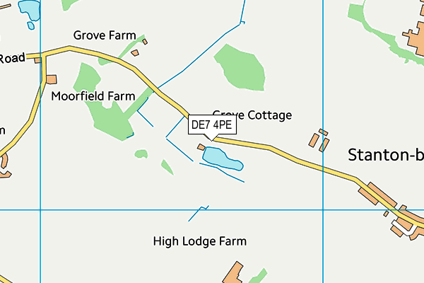 DE7 4PE map - OS VectorMap District (Ordnance Survey) DE7 4PE map - OS VectorMap District (Ordnance Survey)