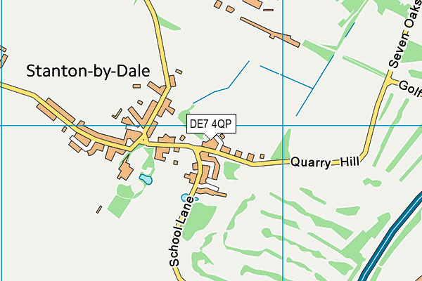 DE7 4QP map - OS VectorMap District (Ordnance Survey) DE7 4QP map - OS VectorMap District (Ordnance Survey)