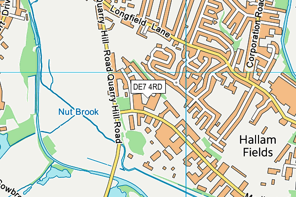 DE7 4RD map - OS VectorMap District (Ordnance Survey) DE7 4RD map - OS VectorMap District (Ordnance Survey)