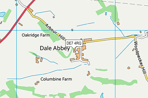 DE7 4RQ map - OS VectorMap District (Ordnance Survey) DE7 4RQ map - OS VectorMap District (Ordnance Survey)