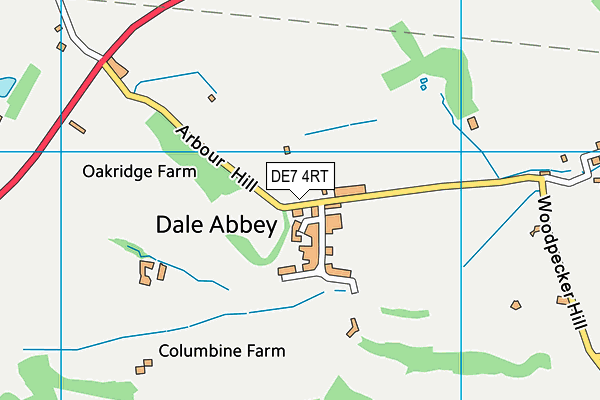 DE7 4RT map - OS VectorMap District (Ordnance Survey) DE7 4RT map - OS VectorMap District (Ordnance Survey)