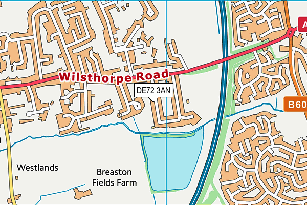 DE72 3AN map - OS VectorMap District (Ordnance Survey) DE72 3AN map - OS VectorMap District (Ordnance Survey)