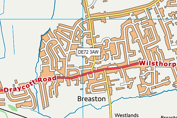 DE72 3AW map - OS VectorMap District (Ordnance Survey) DE72 3AW map - OS VectorMap District (Ordnance Survey)