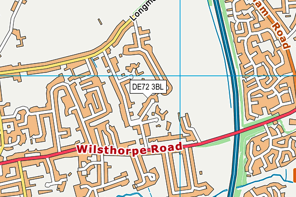 DE72 3BL map - OS VectorMap District (Ordnance Survey) DE72 3BL map - OS VectorMap District (Ordnance Survey)
