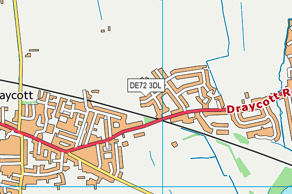 DE72 3DL map - OS VectorMap District (Ordnance Survey) DE72 3DL map - OS VectorMap District (Ordnance Survey)