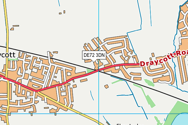 DE72 3DN map - OS VectorMap District (Ordnance Survey) DE72 3DN map - OS VectorMap District (Ordnance Survey)