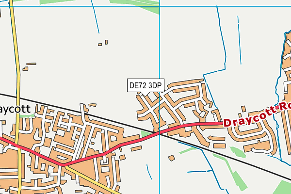 DE72 3DP map - OS VectorMap District (Ordnance Survey) DE72 3DP map - OS VectorMap District (Ordnance Survey)