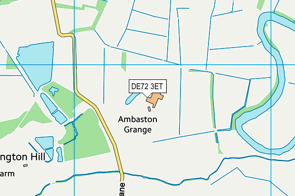 DE72 3ET map - OS VectorMap District (Ordnance Survey) DE72 3ET map - OS VectorMap District (Ordnance Survey)