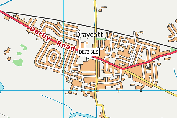 DE72 3LZ map - OS VectorMap District (Ordnance Survey) DE72 3LZ map - OS VectorMap District (Ordnance Survey)