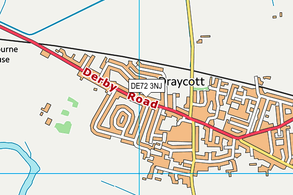 DE72 3NJ map - OS VectorMap District (Ordnance Survey) DE72 3NJ map - OS VectorMap District (Ordnance Survey)