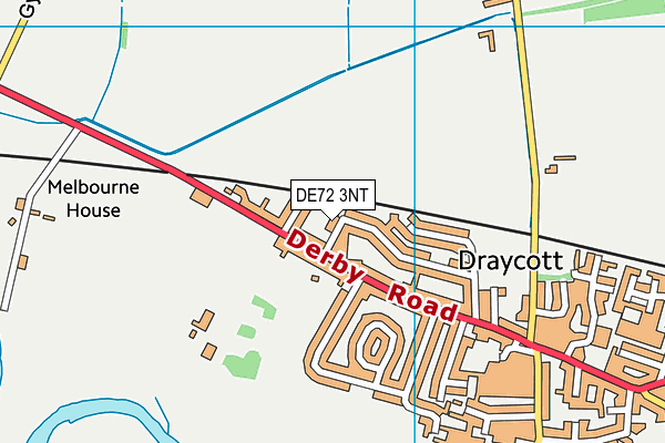 DE72 3NT map - OS VectorMap District (Ordnance Survey)