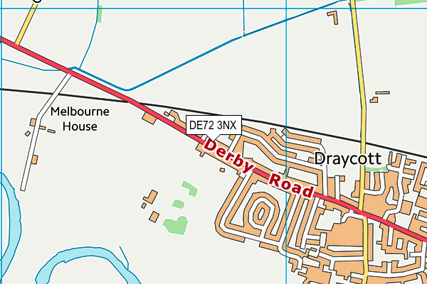 DE72 3NX map - OS VectorMap District (Ordnance Survey) DE72 3NX map - OS VectorMap District (Ordnance Survey)