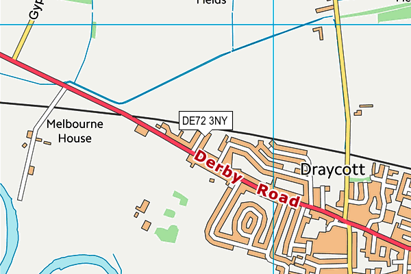DE72 3NY map - OS VectorMap District (Ordnance Survey) DE72 3NY map - OS VectorMap District (Ordnance Survey)