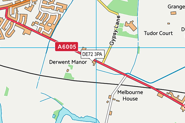 DE72 3PA map - OS VectorMap District (Ordnance Survey) DE72 3PA map - OS VectorMap District (Ordnance Survey)