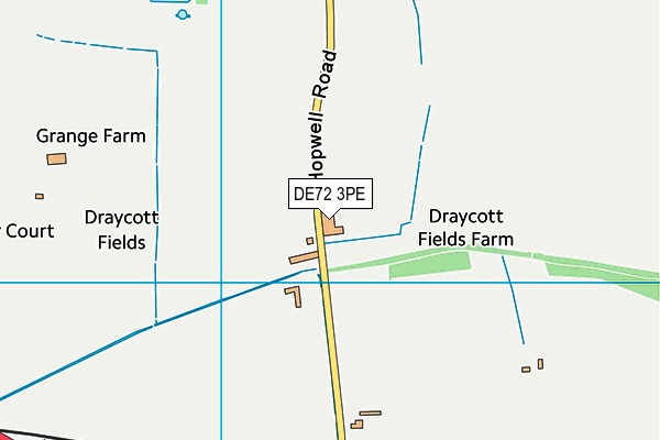 DE72 3PE map - OS VectorMap District (Ordnance Survey) DE72 3PE map - OS VectorMap District (Ordnance Survey)