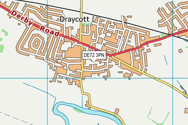 DE72 3PN map - OS VectorMap District (Ordnance Survey) DE72 3PN map - OS VectorMap District (Ordnance Survey)