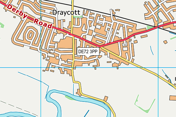 DE72 3PP map - OS VectorMap District (Ordnance Survey) DE72 3PP map - OS VectorMap District (Ordnance Survey)
