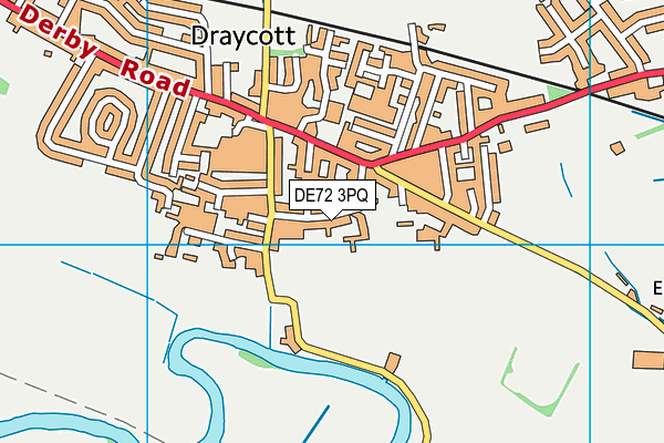 DE72 3PQ map - OS VectorMap District (Ordnance Survey) DE72 3PQ map - OS VectorMap District (Ordnance Survey)