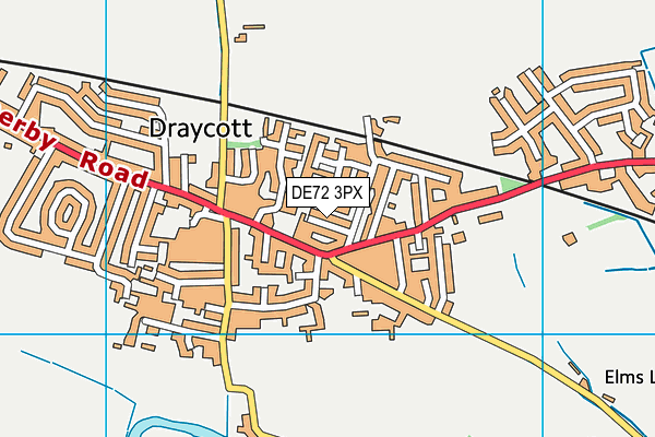 DE72 3PX map - OS VectorMap District (Ordnance Survey) DE72 3PX map - OS VectorMap District (Ordnance Survey)