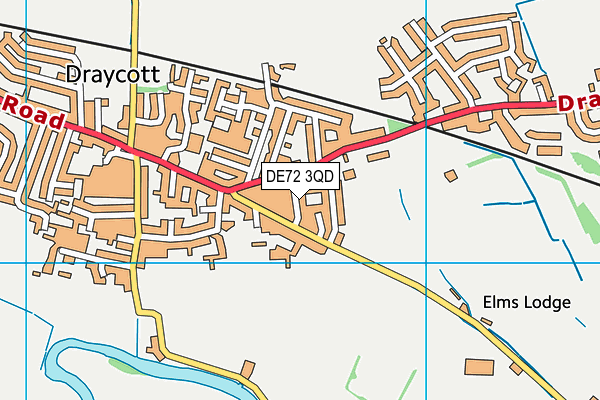 DE72 3QD map - OS VectorMap District (Ordnance Survey) DE72 3QD map - OS VectorMap District (Ordnance Survey)