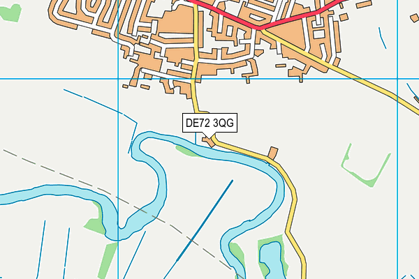 DE72 3QG map - OS VectorMap District (Ordnance Survey) DE72 3QG map - OS VectorMap District (Ordnance Survey)