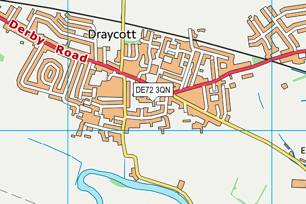 DE72 3QN map - OS VectorMap District (Ordnance Survey) DE72 3QN map - OS VectorMap District (Ordnance Survey)