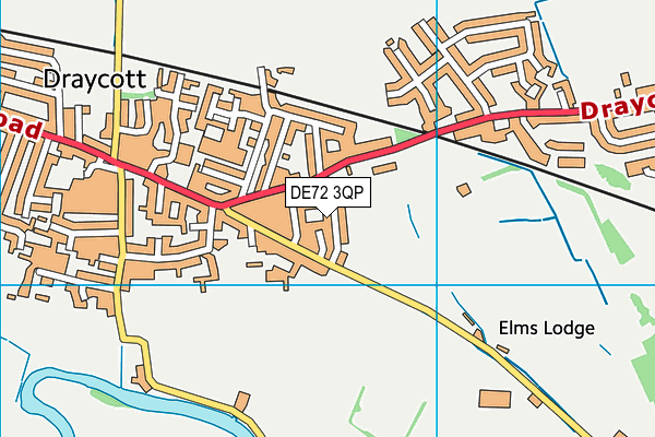 DE72 3QP map - OS VectorMap District (Ordnance Survey) DE72 3QP map - OS VectorMap District (Ordnance Survey)
