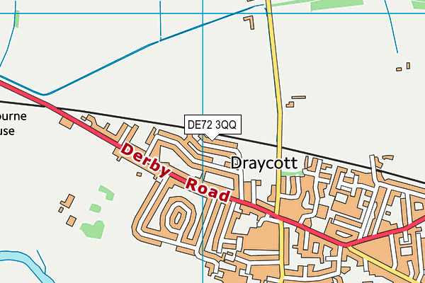 DE72 3QQ map - OS VectorMap District (Ordnance Survey) DE72 3QQ map - OS VectorMap District (Ordnance Survey)