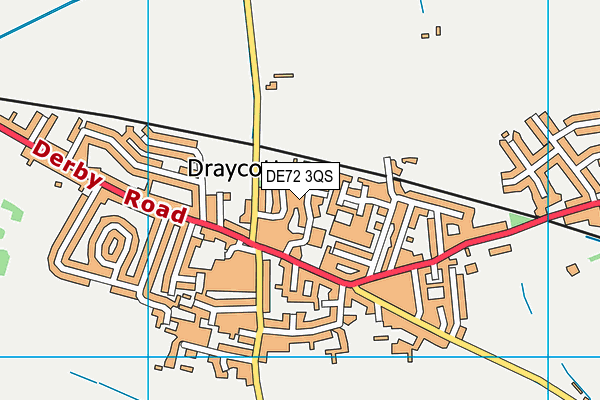 DE72 3QS map - OS VectorMap District (Ordnance Survey) DE72 3QS map - OS VectorMap District (Ordnance Survey)