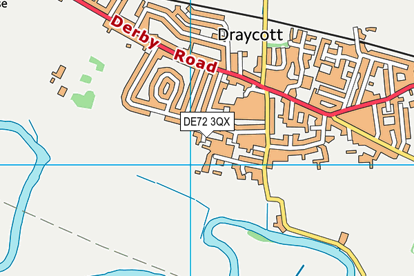 DE72 3QX map - OS VectorMap District (Ordnance Survey) DE72 3QX map - OS VectorMap District (Ordnance Survey)