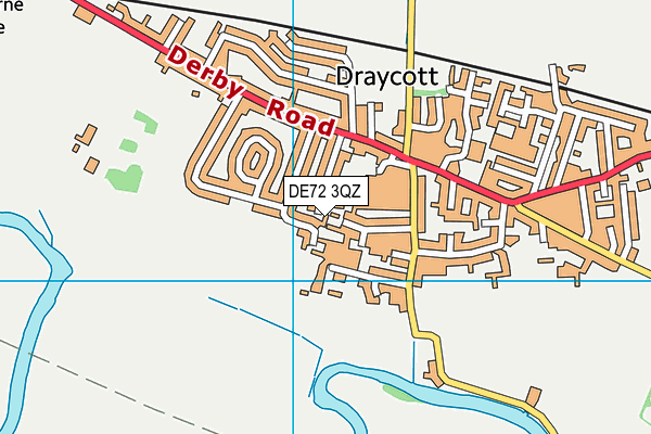 DE72 3QZ map - OS VectorMap District (Ordnance Survey) DE72 3QZ map - OS VectorMap District (Ordnance Survey)