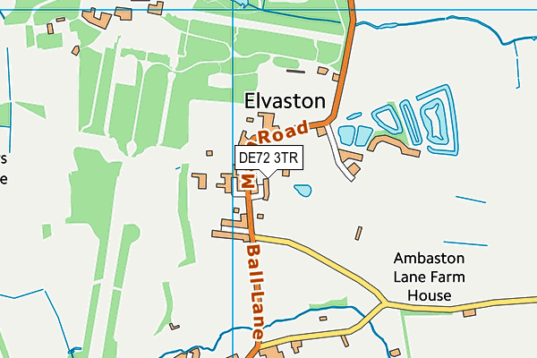 DE72 3TR map - OS VectorMap District (Ordnance Survey) DE72 3TR map - OS VectorMap District (Ordnance Survey)