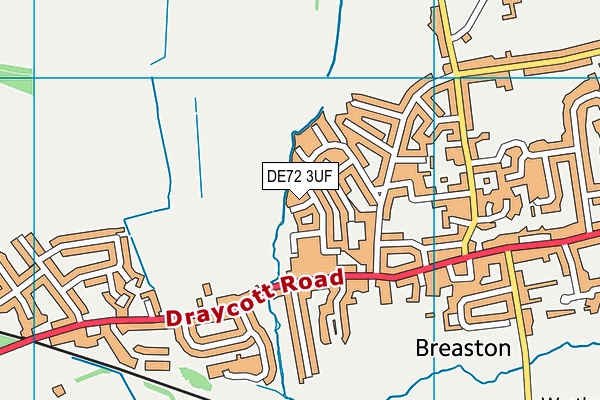 DE72 3UF map - OS VectorMap District (Ordnance Survey) DE72 3UF map - OS VectorMap District (Ordnance Survey)