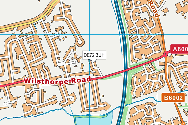 DE72 3UH map - OS VectorMap District (Ordnance Survey) DE72 3UH map - OS VectorMap District (Ordnance Survey)