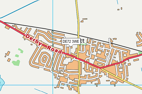 DE72 3WE map - OS VectorMap District (Ordnance Survey) DE72 3WE map - OS VectorMap District (Ordnance Survey)