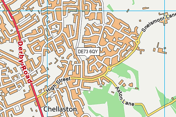 DE73 6QY map - OS VectorMap District (Ordnance Survey) DE73 6QY map - OS VectorMap District (Ordnance Survey)
