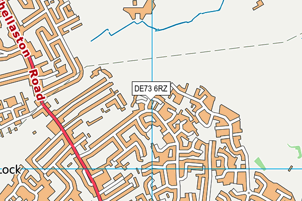 DE73 6RZ map - OS VectorMap District (Ordnance Survey) DE73 6RZ map - OS VectorMap District (Ordnance Survey)