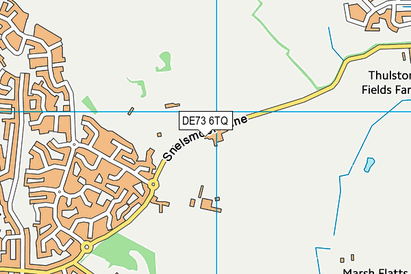 DE73 6TQ map - OS VectorMap District (Ordnance Survey) DE73 6TQ map - OS VectorMap District (Ordnance Survey)