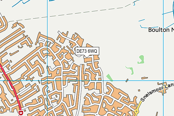 DE73 6WQ map - OS VectorMap District (Ordnance Survey) DE73 6WQ map - OS VectorMap District (Ordnance Survey)
