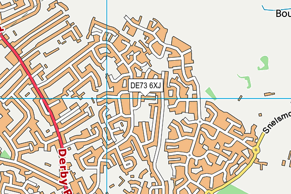 DE73 6XJ map - OS VectorMap District (Ordnance Survey) DE73 6XJ map - OS VectorMap District (Ordnance Survey)
