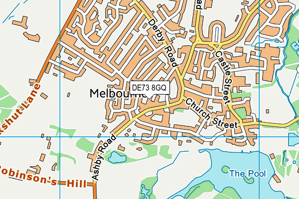 DE73 8GQ map - OS VectorMap District (Ordnance Survey) DE73 8GQ map - OS VectorMap District (Ordnance Survey)