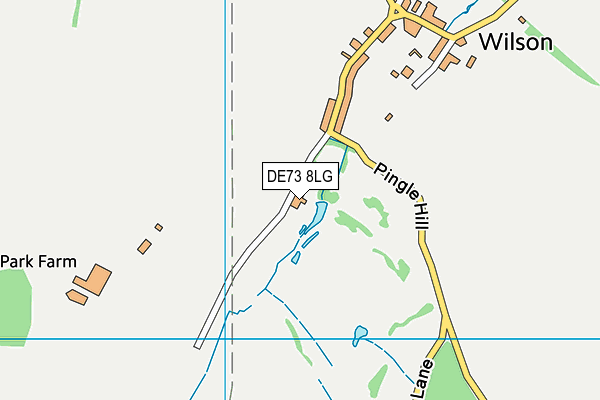 DE73 8LG map - OS VectorMap District (Ordnance Survey) DE73 8LG map - OS VectorMap District (Ordnance Survey)