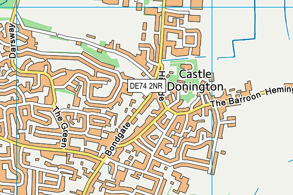 DE74 2NR map - OS VectorMap District (Ordnance Survey) DE74 2NR map - OS VectorMap District (Ordnance Survey)