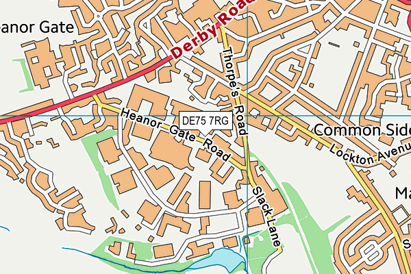 DE75 7RG map - OS VectorMap District (Ordnance Survey) DE75 7RG map - OS VectorMap District (Ordnance Survey)